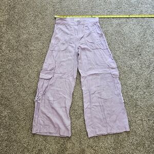 Anthropologie Lavender Wide Leg Pants